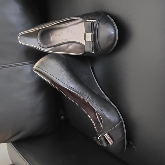 Rampage Black 2.25" platform heels - Picture 4 of 4